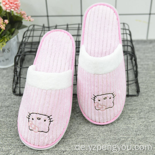 Rosa Hallo Kitty Slipper Schöne Frau Hotel Slipper